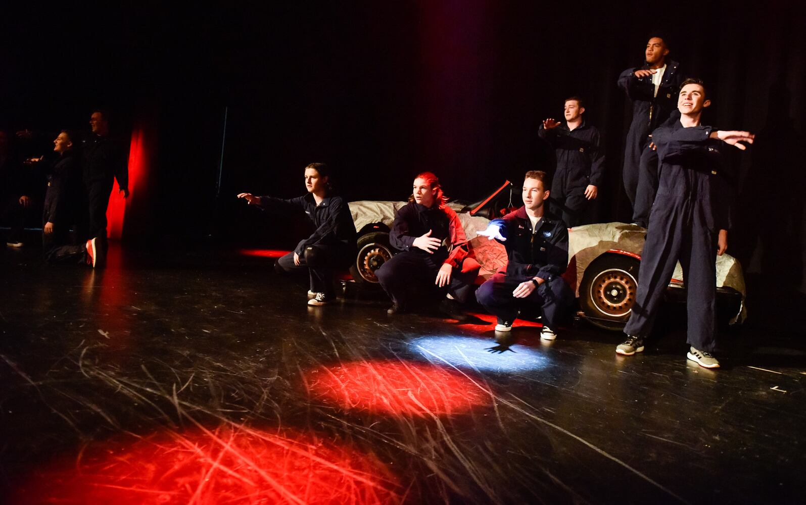 Madison students rehearse for upcoming "Grease" musical