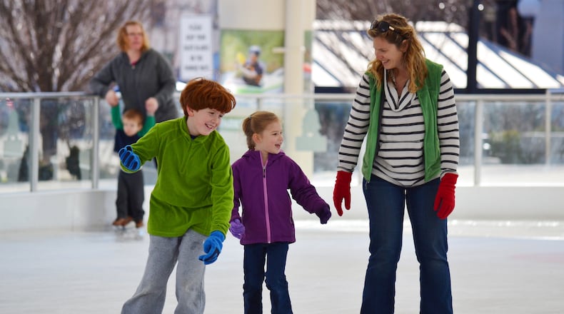 Open skating starts this weekend at the MetroParks Ice Rink at RiverScape. CONTRIBUTED