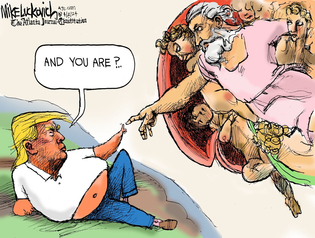 CARTOONS: Mike Luckovich, April 4, 2024