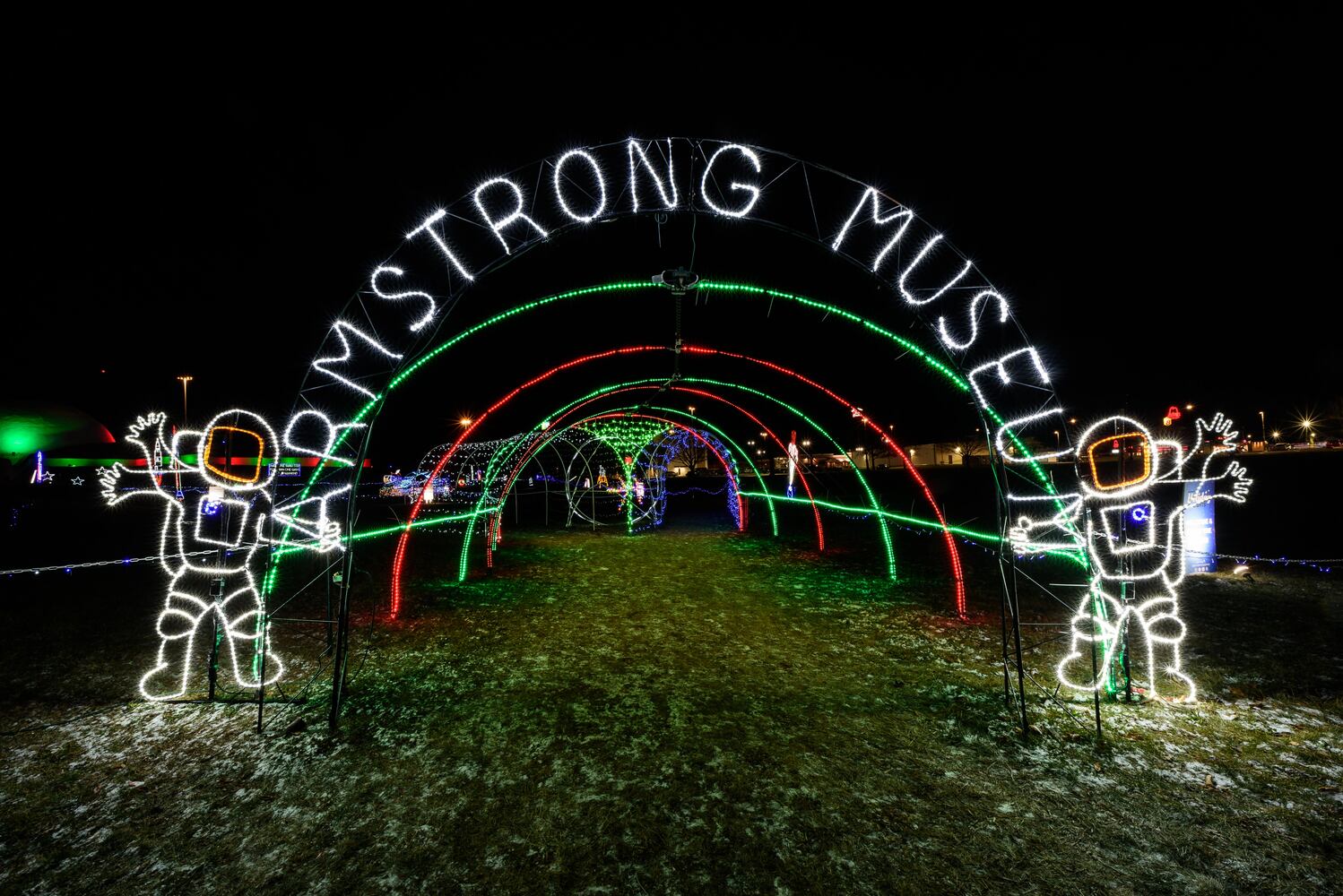 PHOTOS: Armstrong Air & Space Museum Holiday Lights 2024