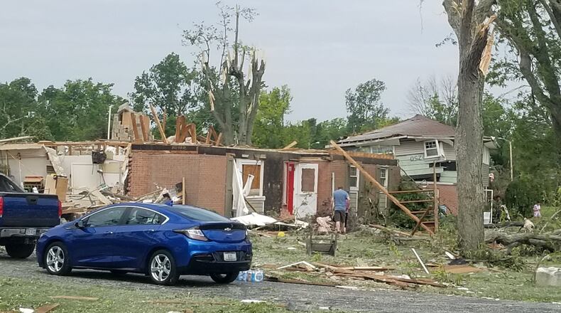 Butler Twp. had about 200 structures with damage and 30 of those have major structural damage or deemed a complete loss. CONTRIBUTED