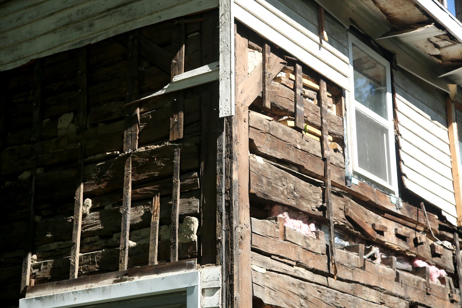 PHOTOS: Log home hidden for decades reveals Stanley gypsy family legend