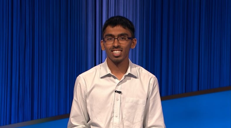 Hari Parameswaran, a 2019 Beavercreek High School graduate, is the first "Jeopardy!" Second Chance Season 37 finalist. CONTRIBUTED