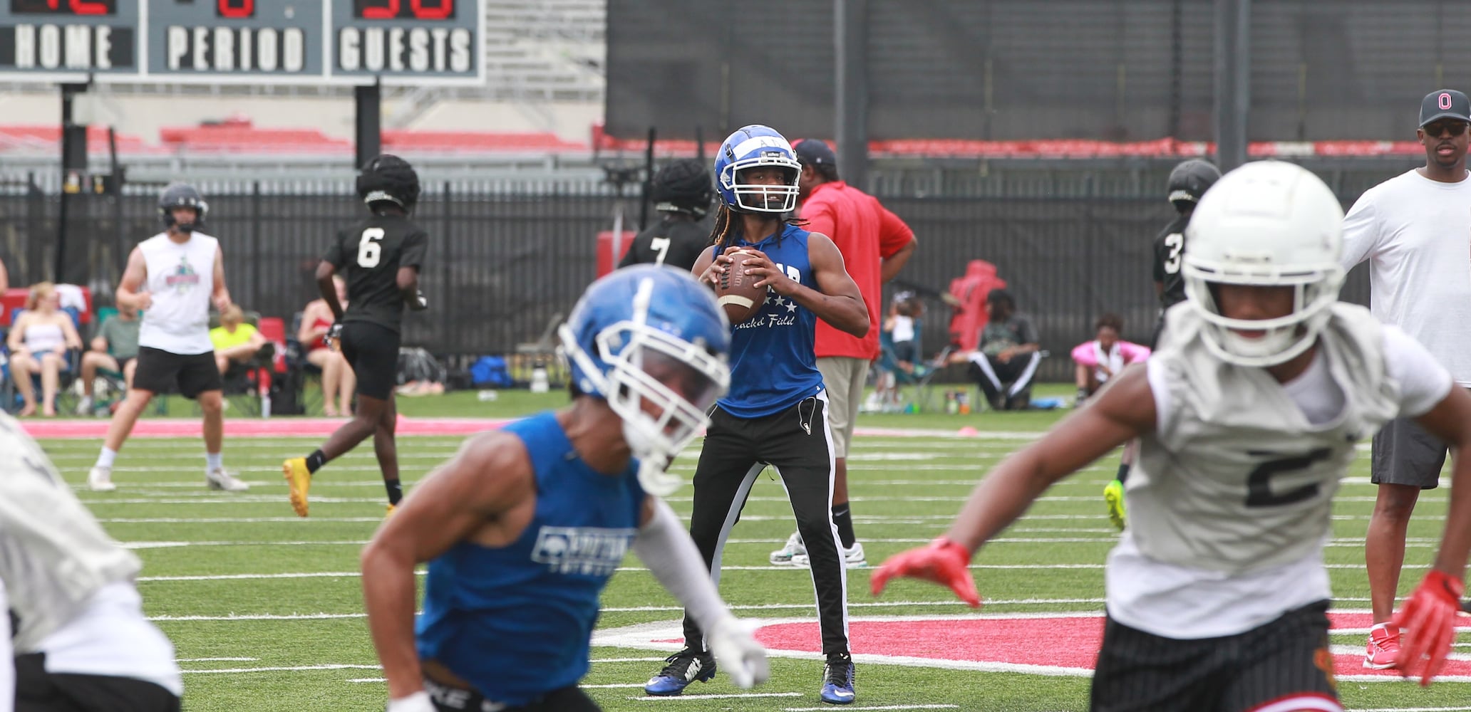 Ohio State Football 7 on 7 A'Daunis Davis Dunbar