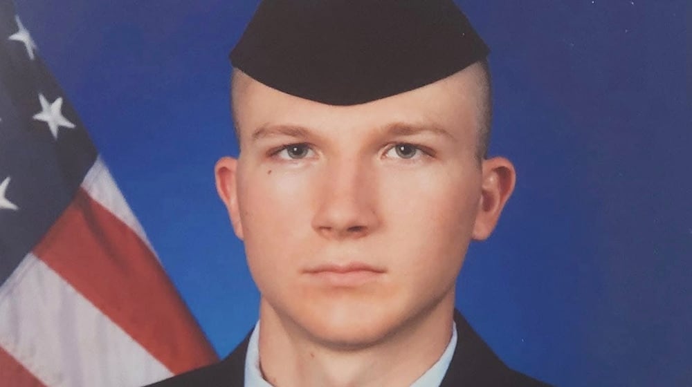 This image provided by the Ohio National Guard shows Capt. Curtis J. Angst. (Ohio National Guard via AP)