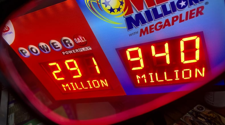 The Mega Millions jackpot keeps rising, now to $1.35 billion after no one won the grand prize in Tuesday night’s drawing. MARSHALL GORBY\STAFF