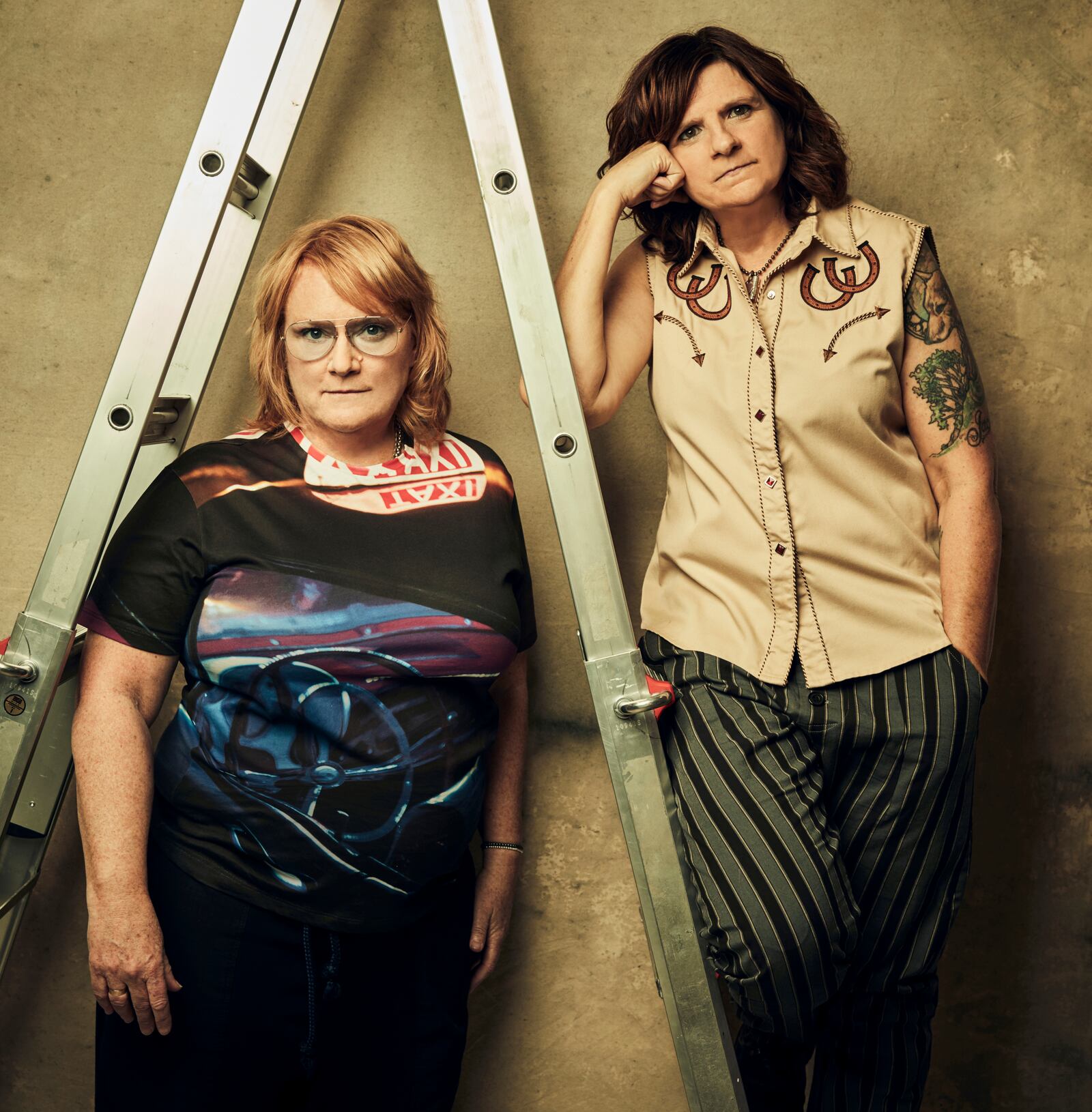 Emily Saliers (left) and Amy Ray of Indigo Girls, performing at Rose Music Center in Huber Heights on Wednesday, Sept. 1, released its fifteenth studio album, “Look Long,” in the early days of the pandemic.