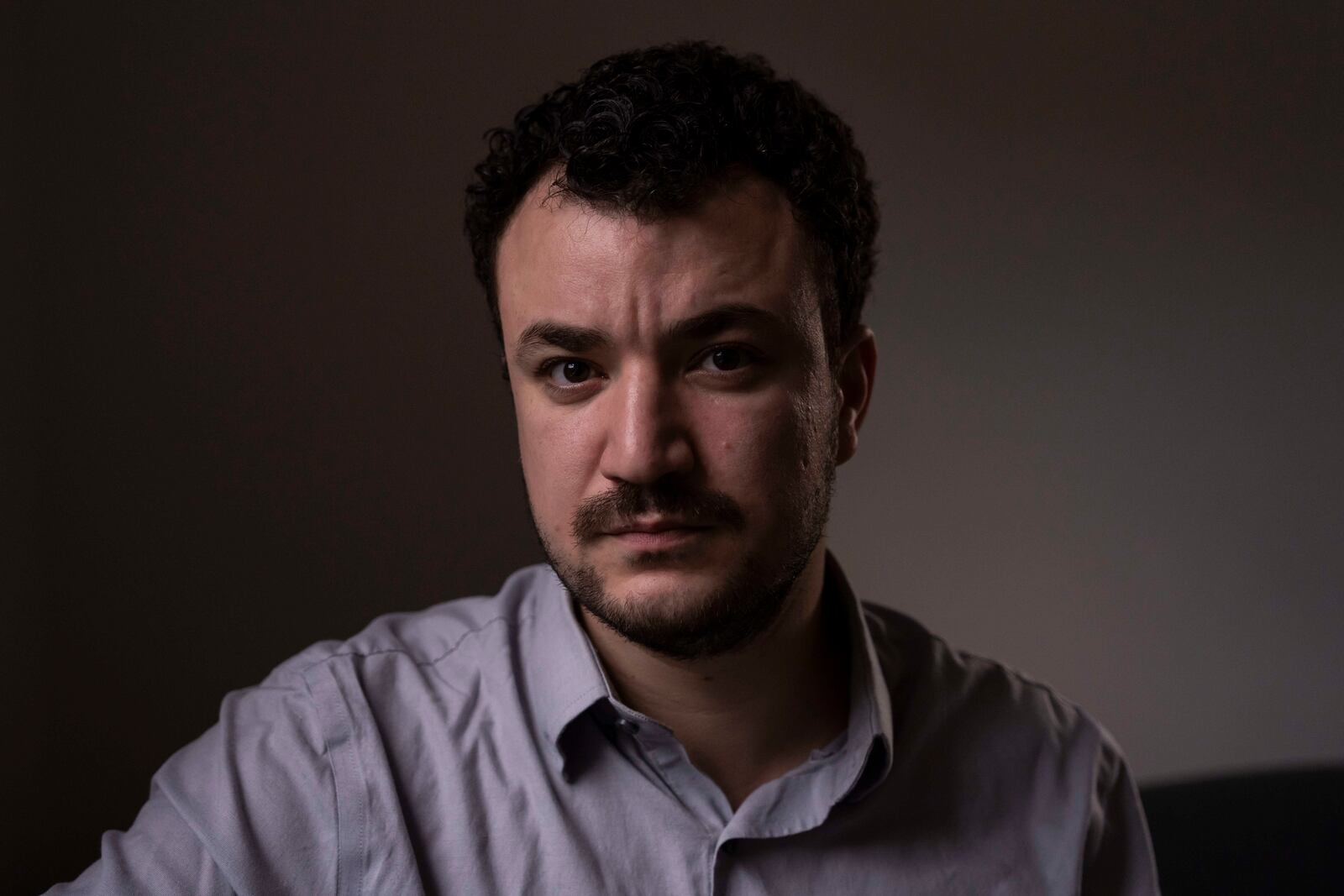 Pro-Palestinian activist Mahmoud Khalil poses for a portrait during an interview, July 3, 2025, in New York. (AP Photo/Yuki Iwamura)