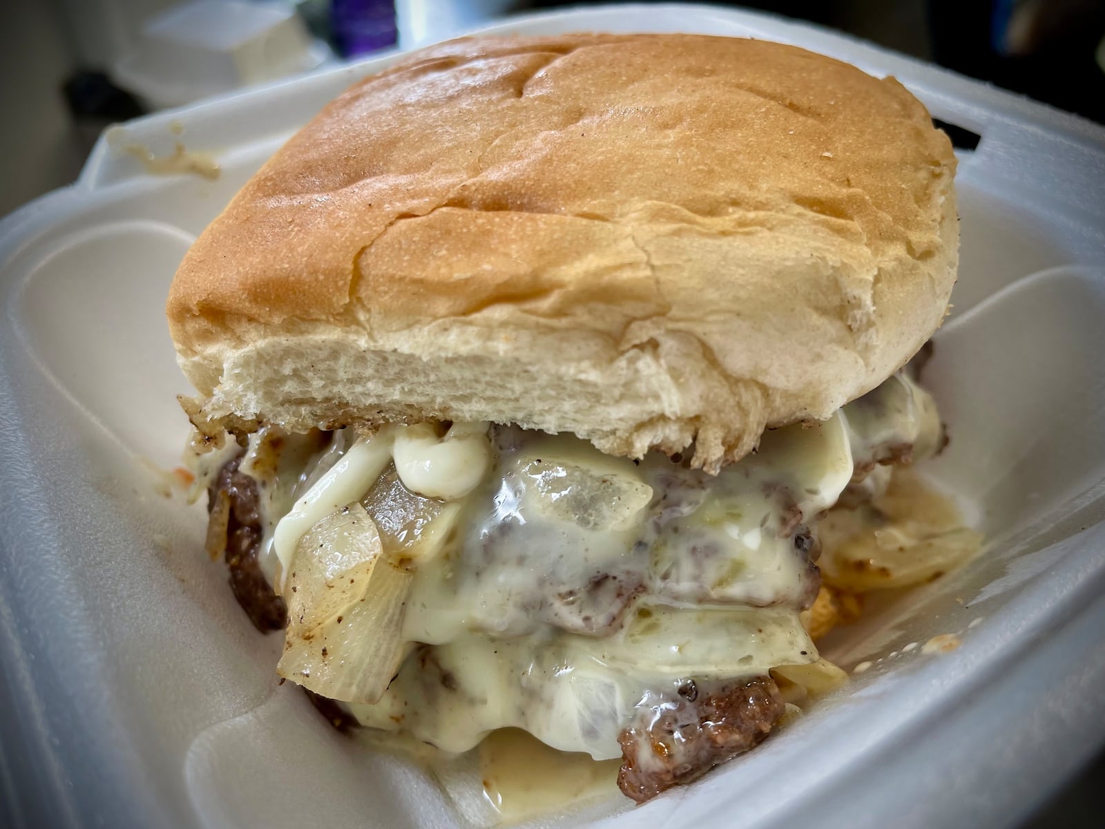 After closing Sunrise Breakfast Food Truck last year, Dayton native Damon Wright and his wife, Brittney, has opened a new food truck serving smash burgers, smash bites, lemonades and dirty sodas. NATALIE JONES/STAFF
