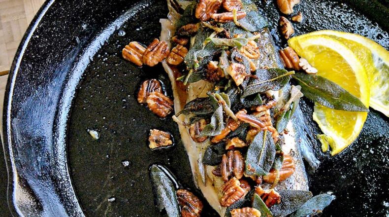 Pan-Fried Rainbow Trout with Crispy Sage and Brown Butter (Gretchen McKay/Pittsburgh Post-Gazette/TNS)