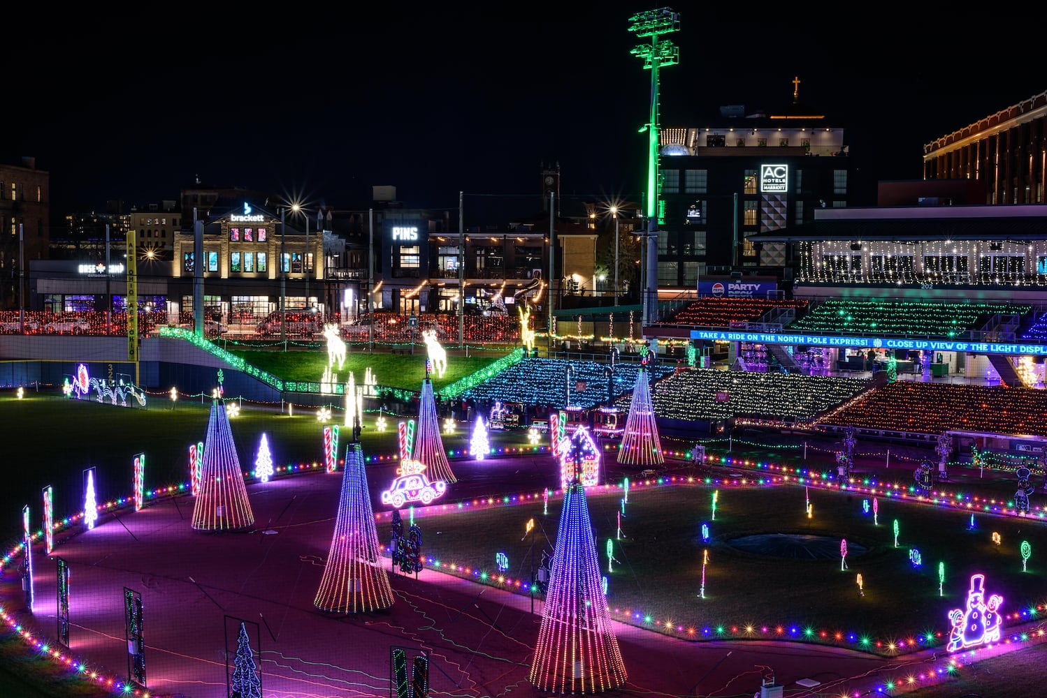 PHOTOS: Deck the Diamond at Day Air Ballpark