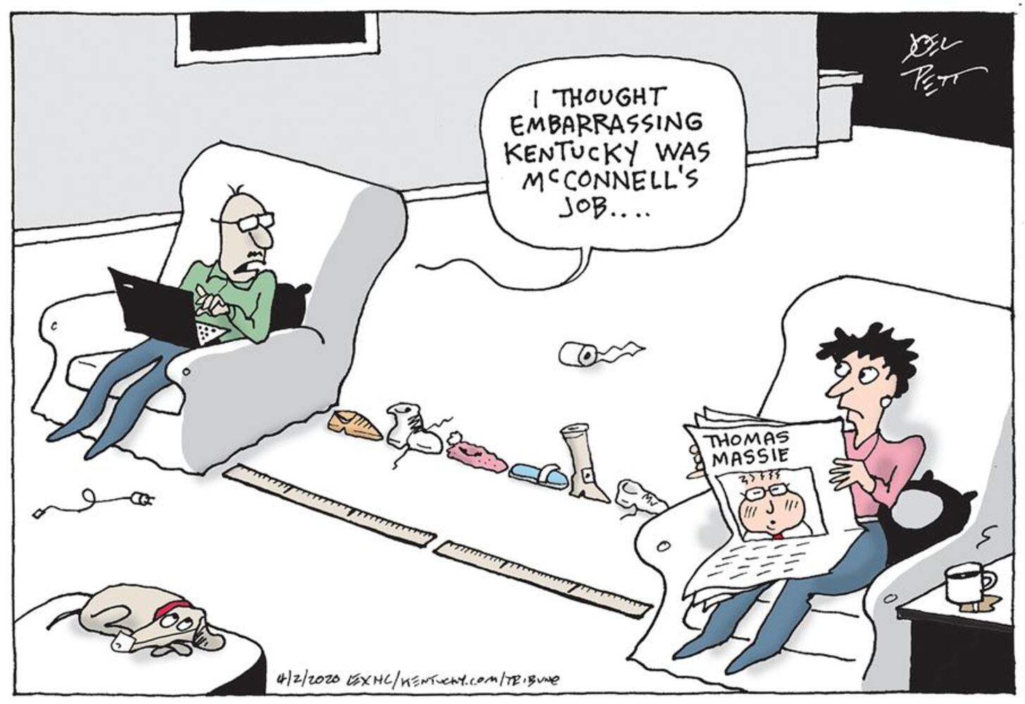 Week in cartoons: Stimulus checks, staying home and more