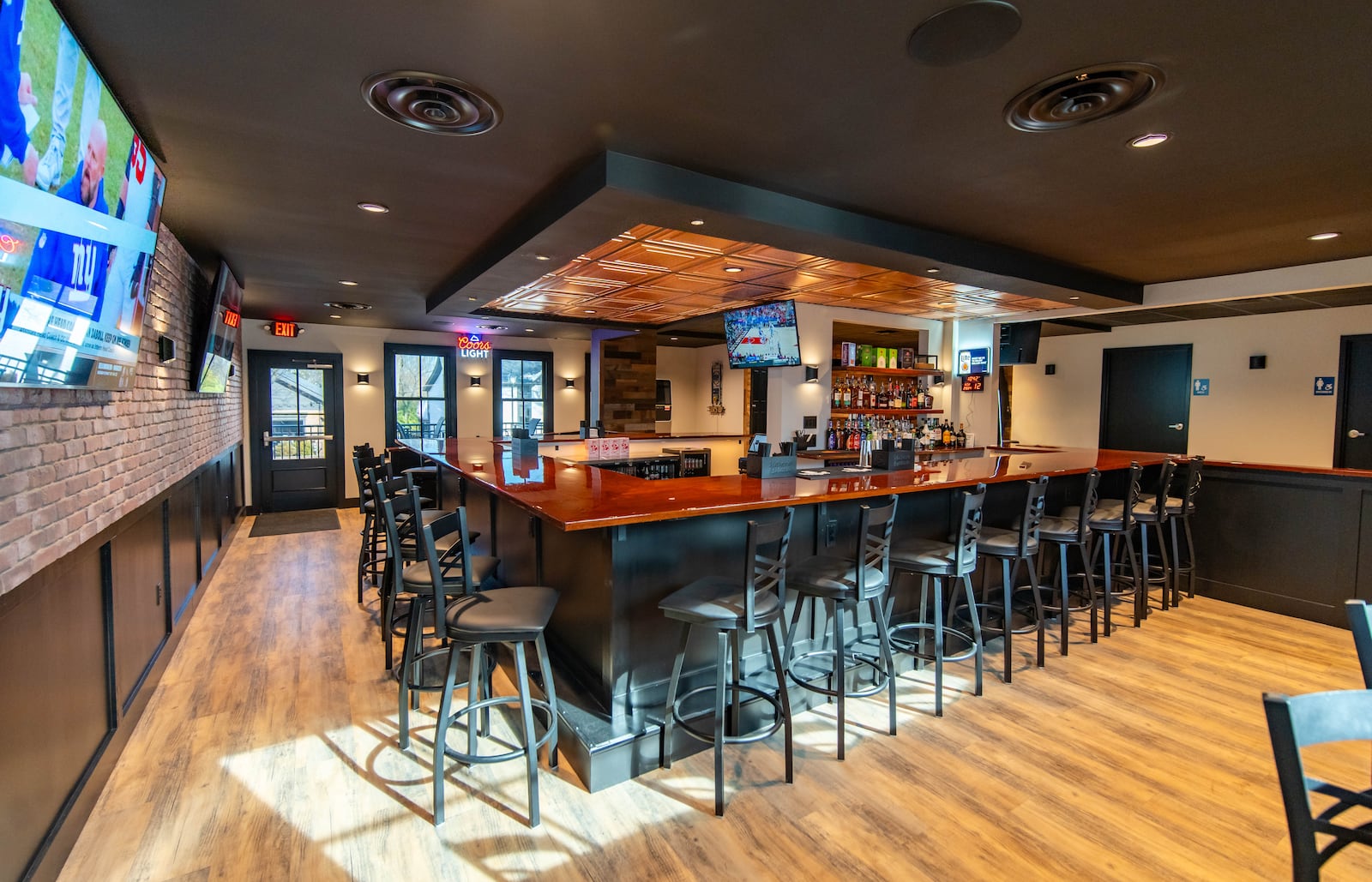 The interior of Ditto Bar, which made its debut at 68 W. Franklin St. in Uptown Centerville Friday, Nov. 14, 2024. The new venture is the first retail project from multi-family ownership and management platform Prime Residence Group. CONTRIBUTED