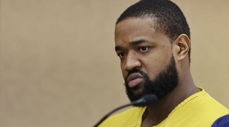 Hassan Forde pleaded guilty to multiple felonies for a local identity theft operation Thursday in Butler County Common Pleas Court. NICK GRAHAM /STAFF