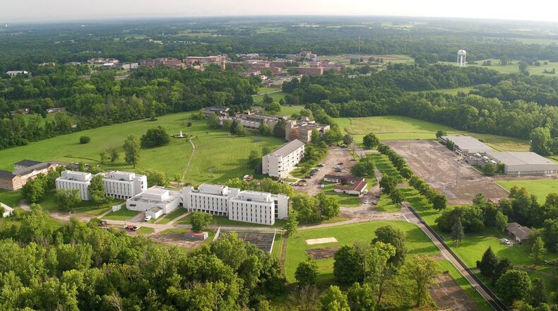 An ariel shot of Wilberforce University. TY GREENLEES / STAFF