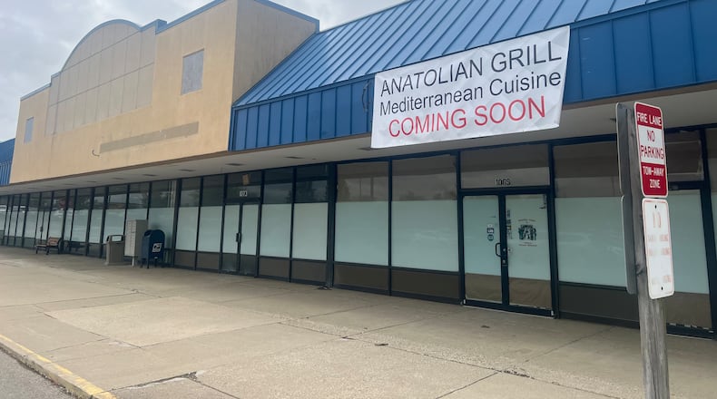 Anatolian Grill is slated to open at 1069 S. Main St. in Centerville by late June, according to owner Selahattin “Sam” Kizilelma. The restaurant will serve Mediterranean cuisine. CONTRIBUTED