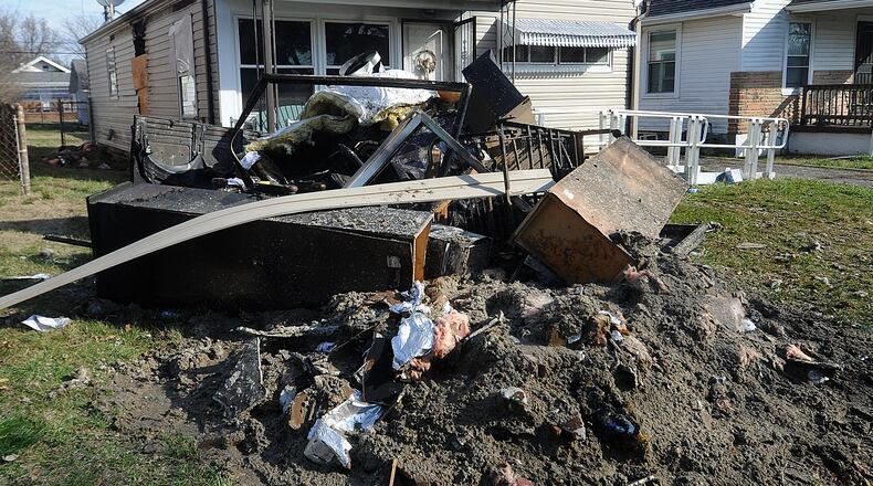 Dayton firefighters and medics were called to 333 Ashwood Avenue at around 8:30 p.m. Sunday, March 5, 2023, for a working fire. One person died following the fire. MARSHALL GORBY\STAFF