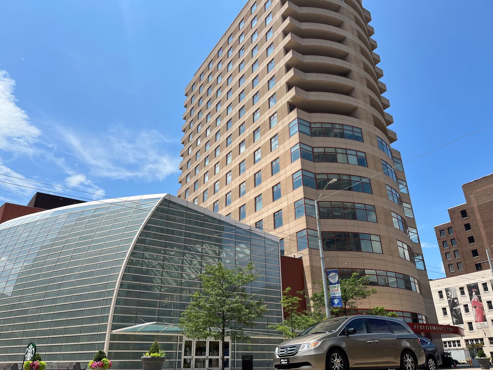 One of the condos in the Performance Place building on North Main Street in downtown Dayton this year sold for $15,000 more than the original listing price. CORNELIUS FROLIK / STAFF