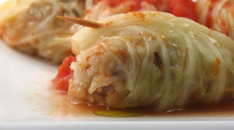 Cabbage rolls. Shutterstock.