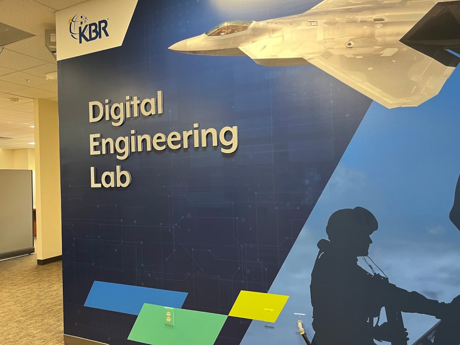 Where digital engineering happens: KBR Inc.'s new Digital Engineering Lab at the company's Pentagon Boulevard offices. THOMAS GNAU/STAFF