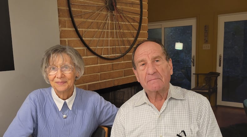 Andi and Bill Franklin grew up in Dayton, but are now living in a small village in Israel. The retired couple, who both hold dual U.S. and Israeli citizenships, said they have indirectly seen the horrors of war and the goodness in people coming together to help each other. CONTRIBUTED/FRANKLIN FAMILY