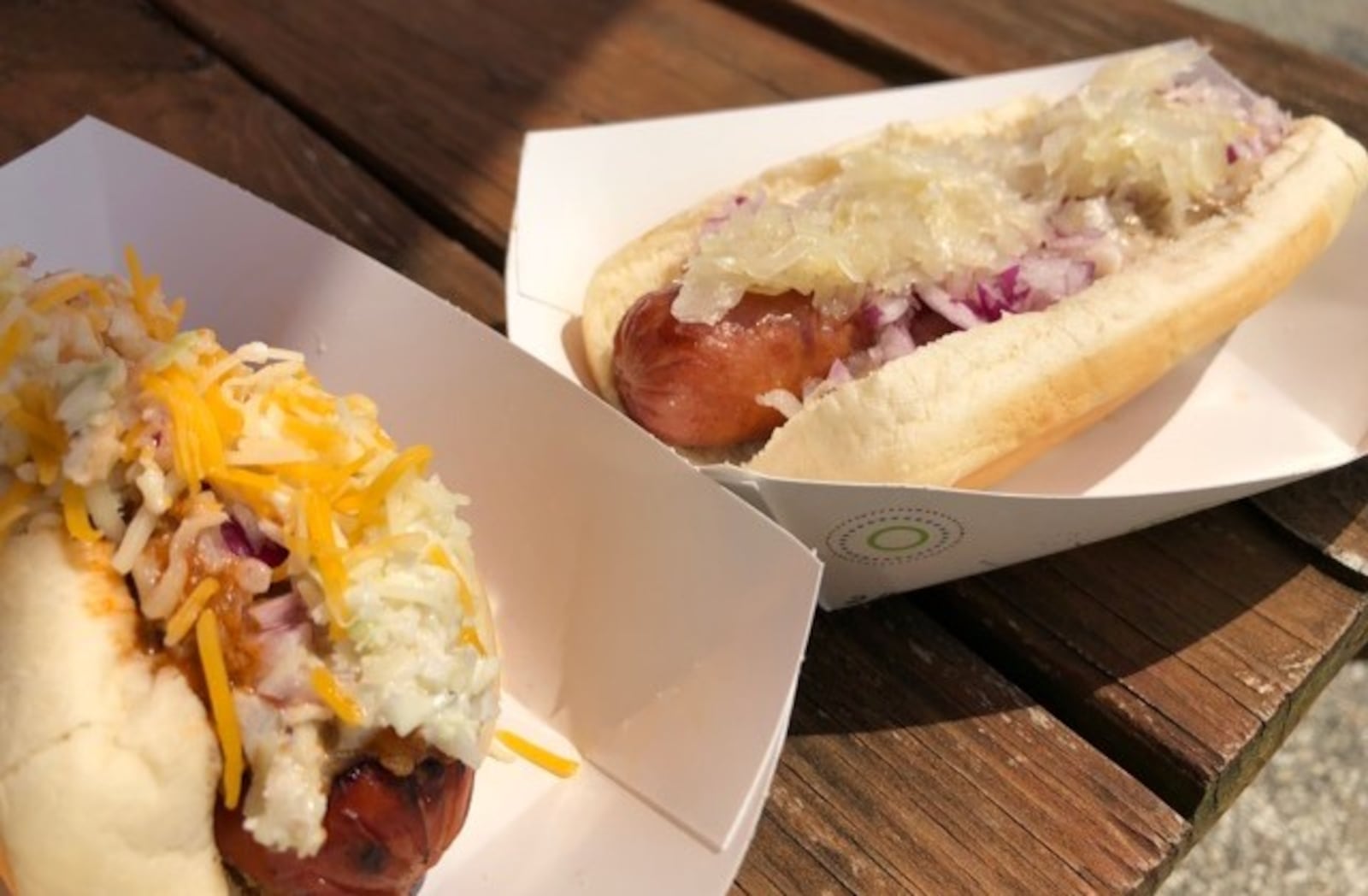 Lefty's Hot Dogs sells regular and jumbo hot dogs and Polish sausages, among other dishes. Staff photo by Mark Fisher