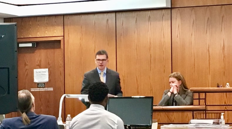 Dayton police Det. Melissa Schloss testified Thursday during the misdemeanor trial of Anthony Austin, who is accused of caring for the dog that mauled Maurice Brown in April 2017.