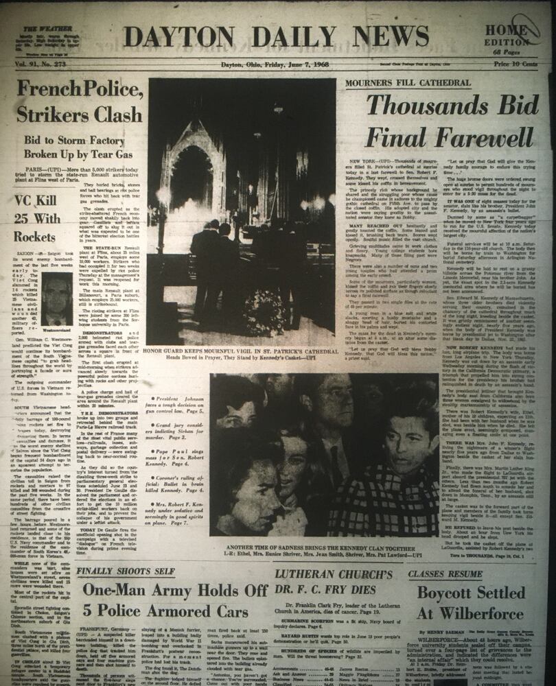 Robert F. Kennedy news coverage