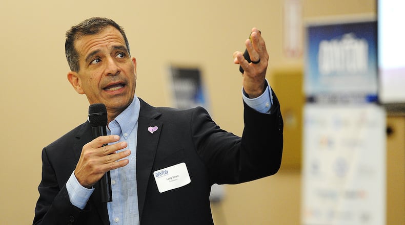 Larry Smart, chief financial officer for CareSource, was the featured speaker Friday, June 14, 2024 for the Dayton Area Chamber of Commerce breakfast briefing at the NCR County Club. MARSHALL GORBY\STAFF