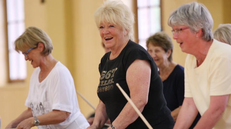 Drums Alive Golden Beats classes combine fitness and fun - CONTRIBUTED