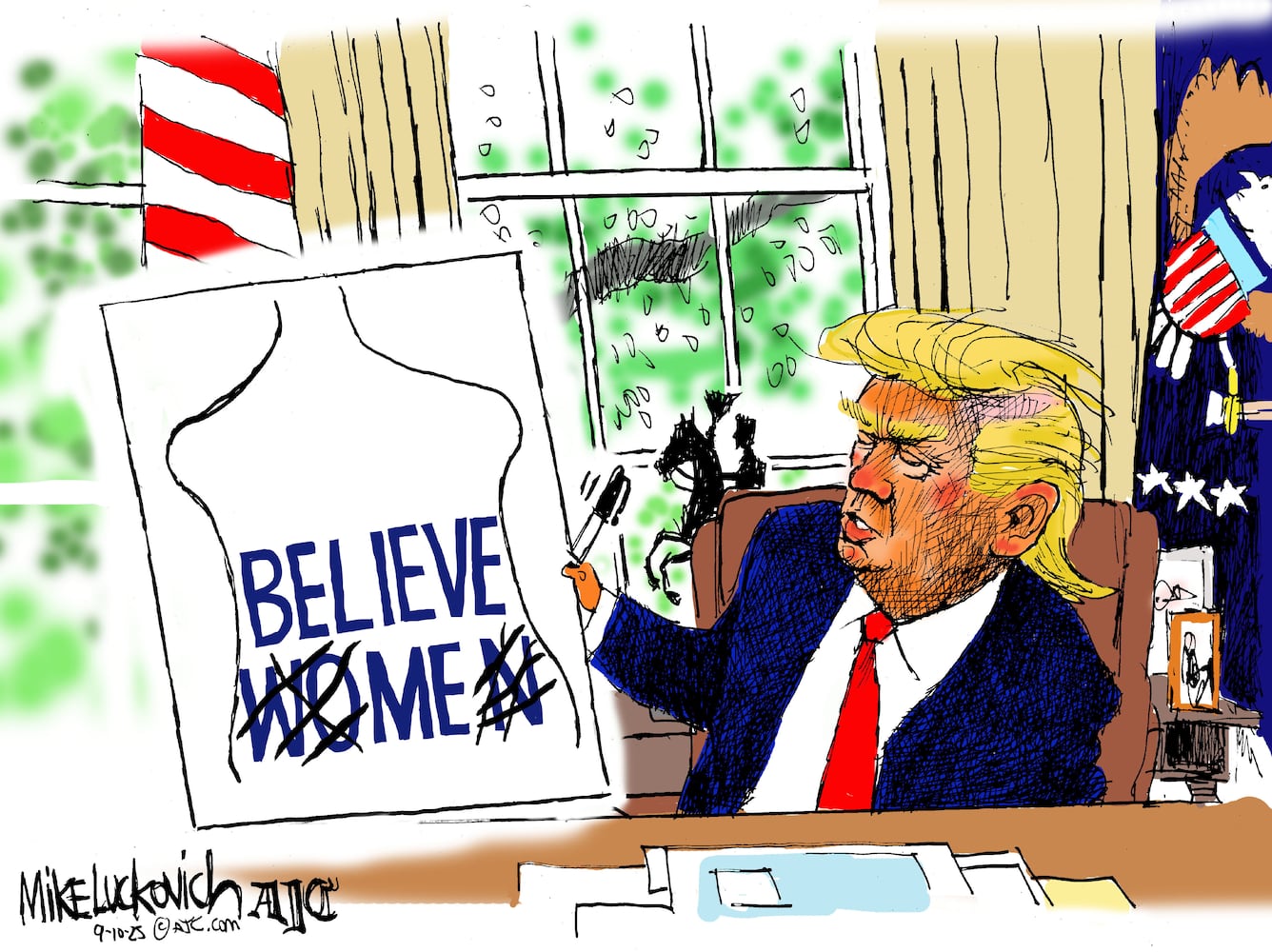 CARTOONS: Mike Luckovich, Sept. 14, 2025