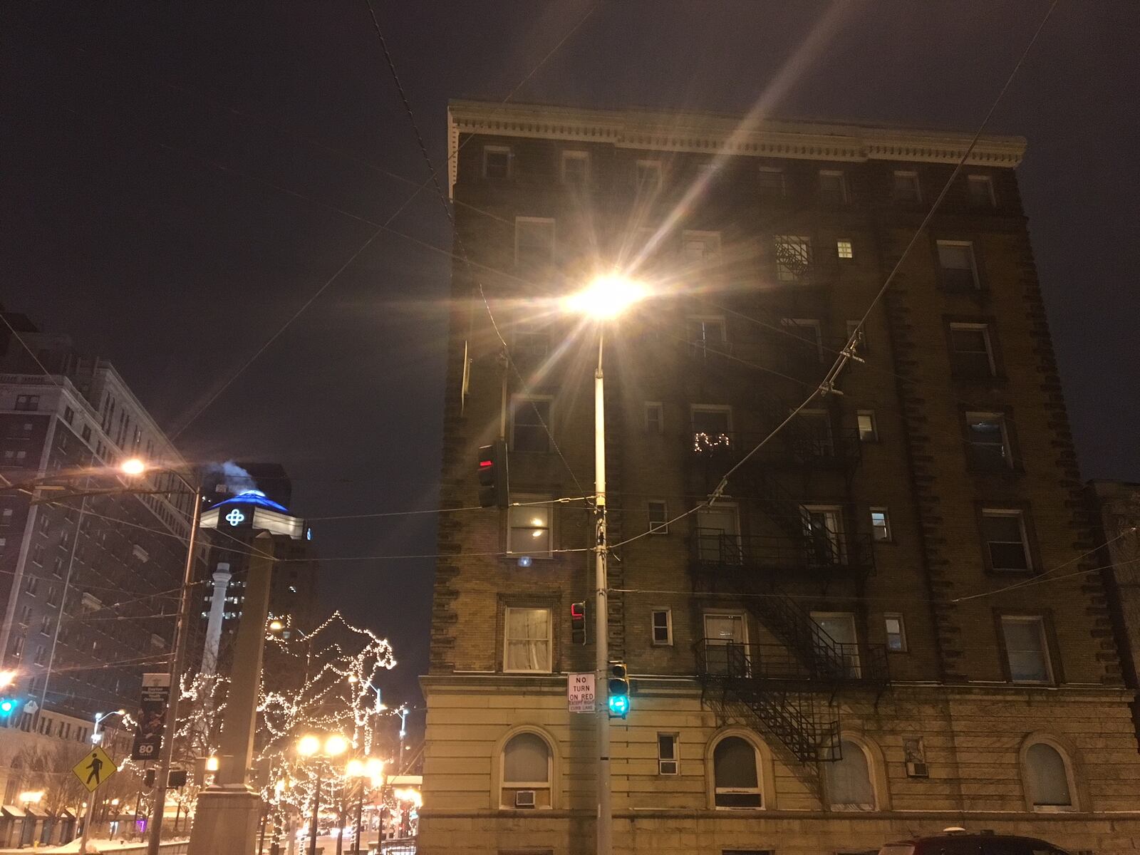 The Newcom building, 255 N. Main St., in Dayton. (Michael Burianek/Staff)