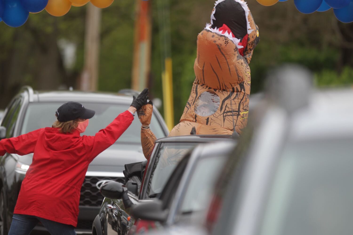 PHOTOS: Oakwood seniors receive gowns, diplomas during drive-thru celebration