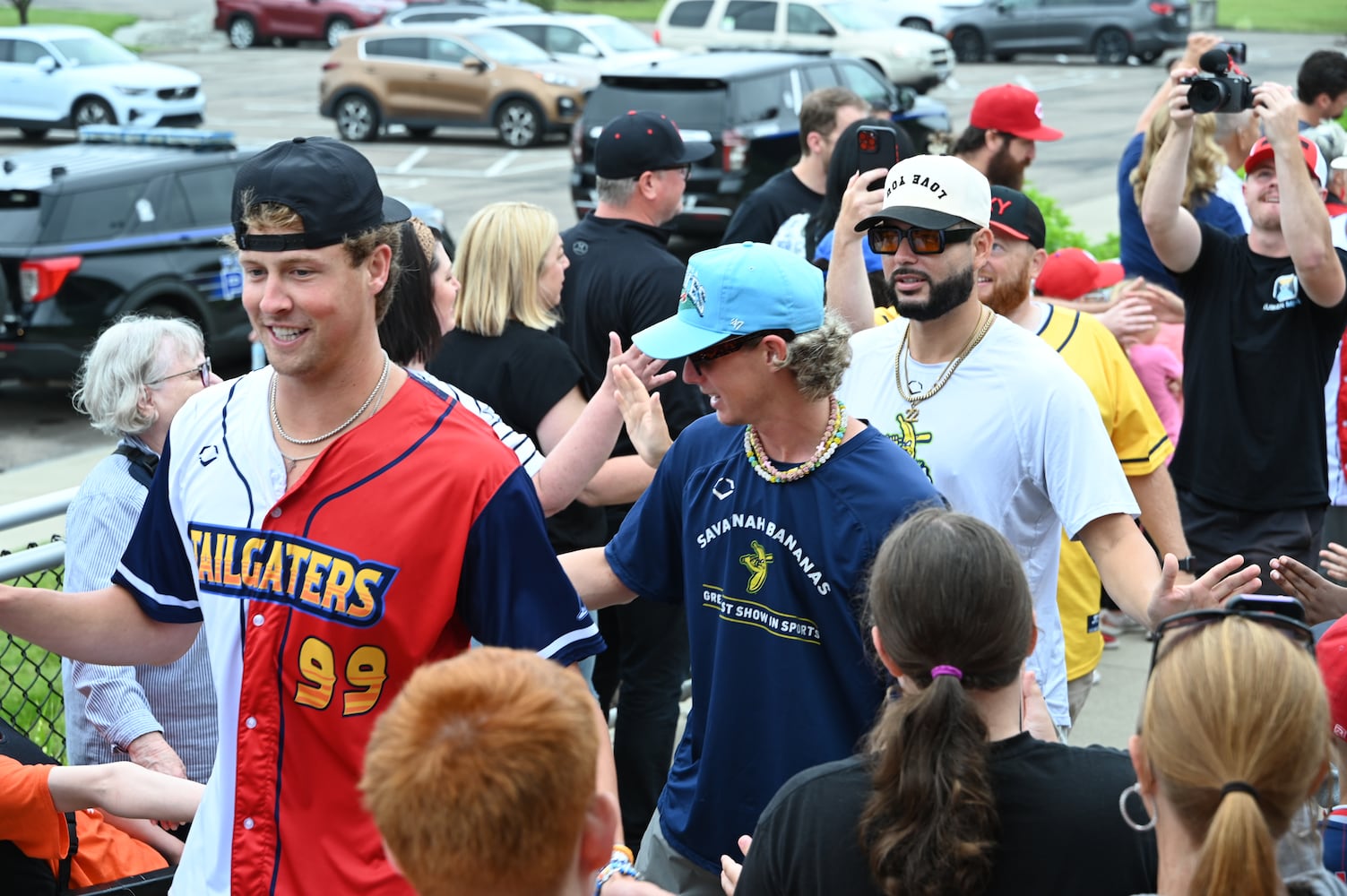 Savannah Bananas make a surprise visit to Nuxhall Miracle League in Fairfield