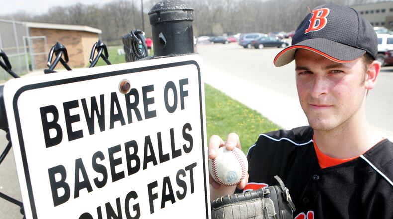 Mike Hauschild poses for a photo in 2007 as a junior at Beavercreek High School. Ron Alvey/Staff.