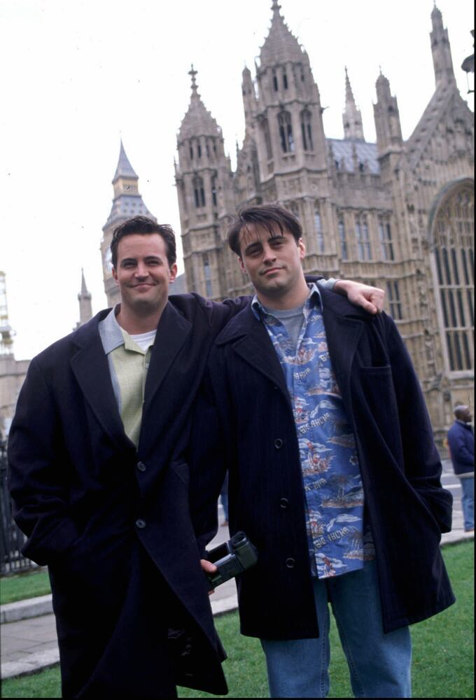 Joey and Chandler from "Friends"
