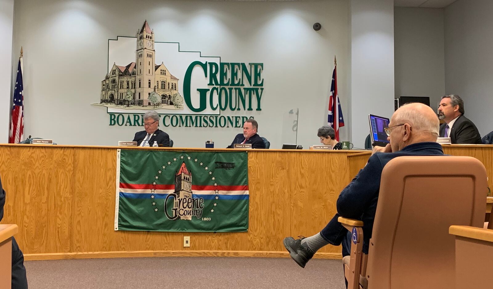 Greene County commission meeting