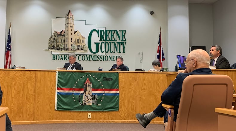Greene County commission meeting