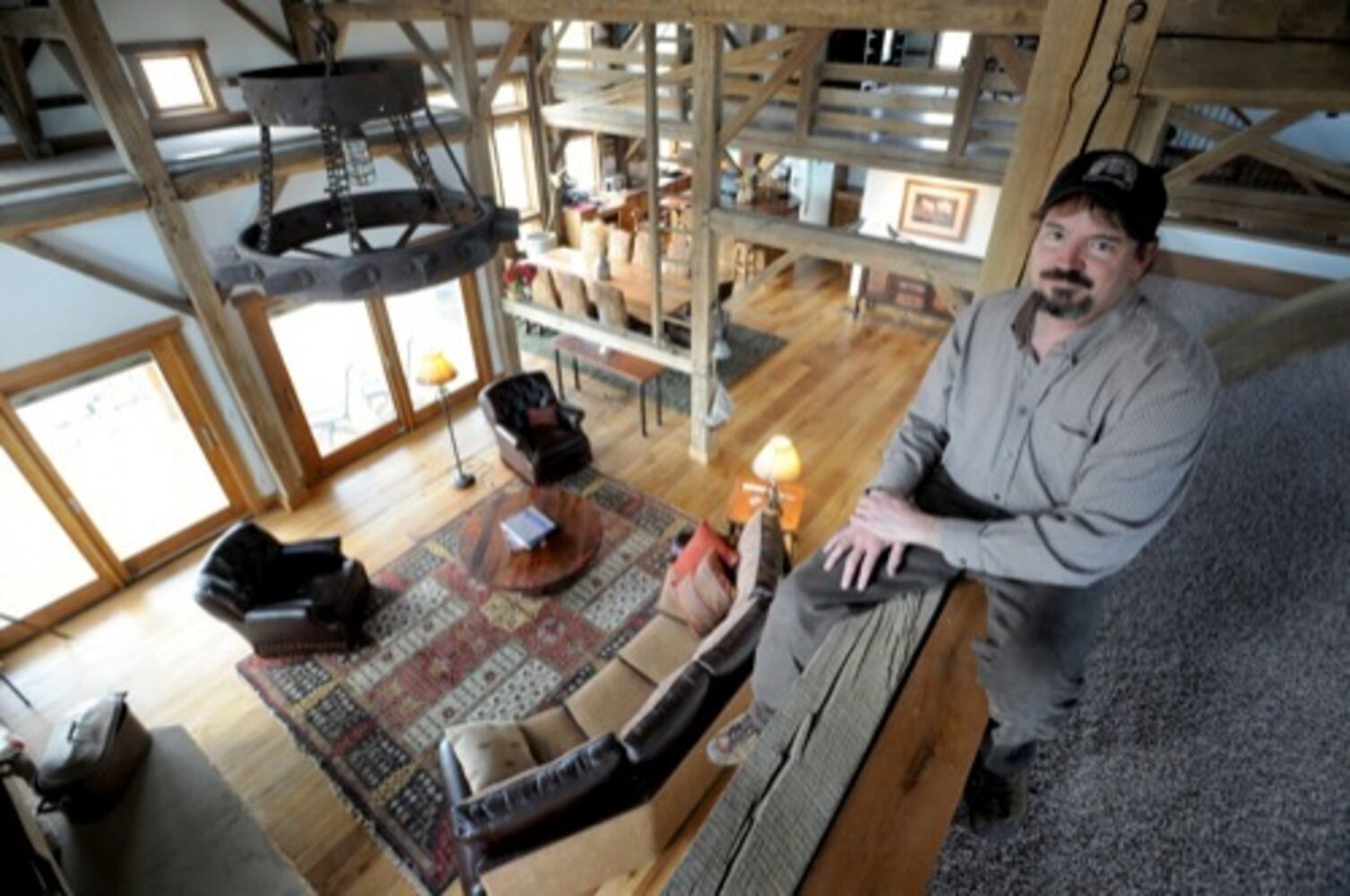 Barn moved from Ohio to Colorado