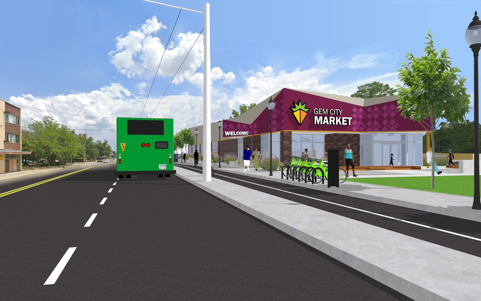 Gem City Market is expected to open in early 2021. CONTRIBUTED
