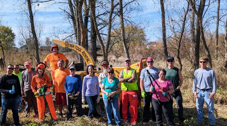 Members of the Dayton Hikers will be back on the Spotted Turtle Trail removing invasive species. CONTRIBUTED
