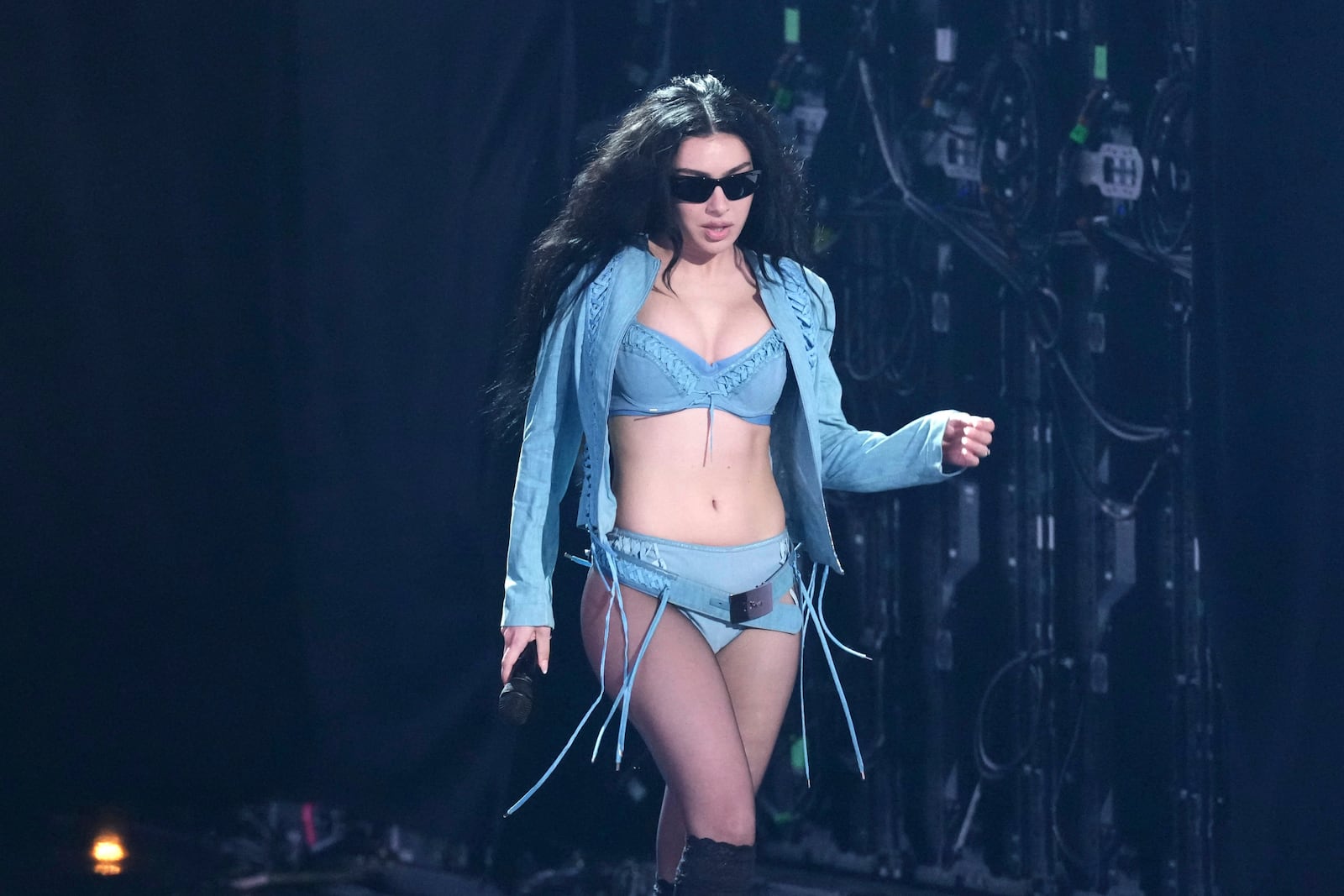 Charli XCX performs during the 67th annual Grammy Awards on Sunday, Feb. 2, 2025, in Los Angeles. (AP Photo/Chris Pizzello)