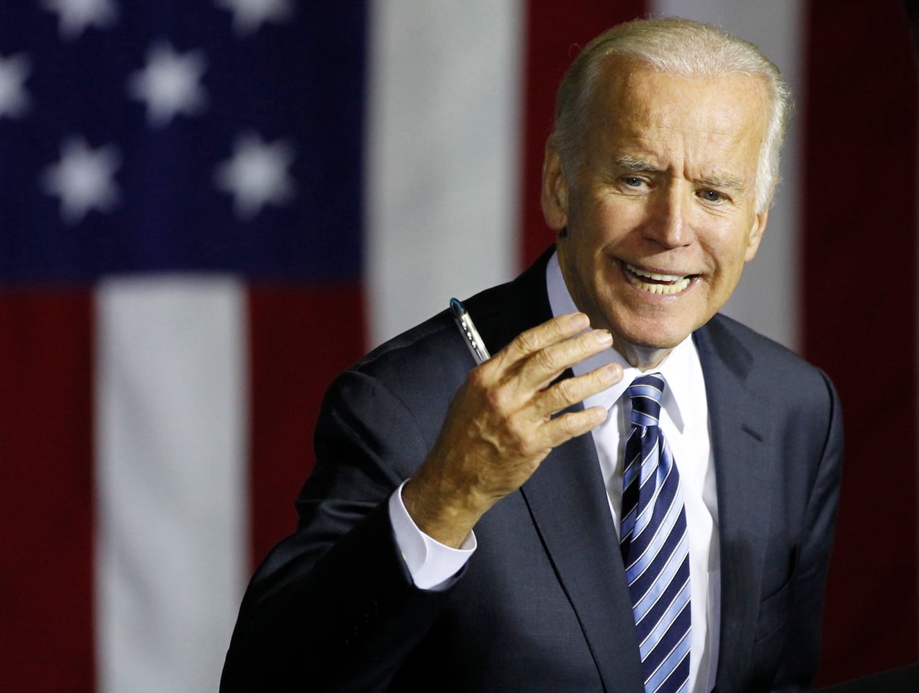 Vice President Joe Biden campaigns at Sinclair for Hillary Clinton