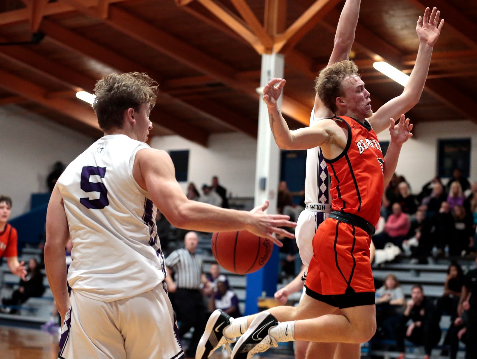 Cincinnati Hills Christian Academy defeated Beavercreek 52-46 on Tuesday, Dec. 30, 2025, at the Benner Fieldhouse Classic . STEVEN WRIGHT / STAFF