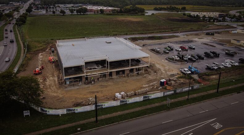 This is multiple story building at the corner of Woodman Dr. and Research Blvd. JIM NOELKER/STAFF