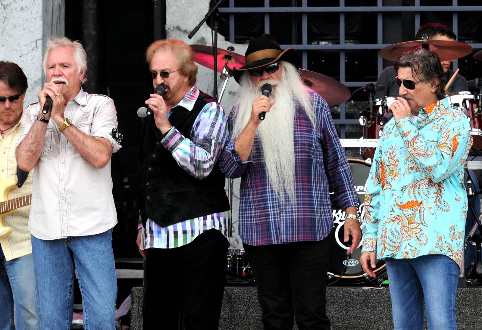The Oak Ridge Boys perform on the main stage at Country Concert 17 on Thursday, July 6. The three-day country music festival at Hickory Hills Lake in Fort Loramie runs through Saturday, July 8. David A. Moodie, Contributing Photographer.