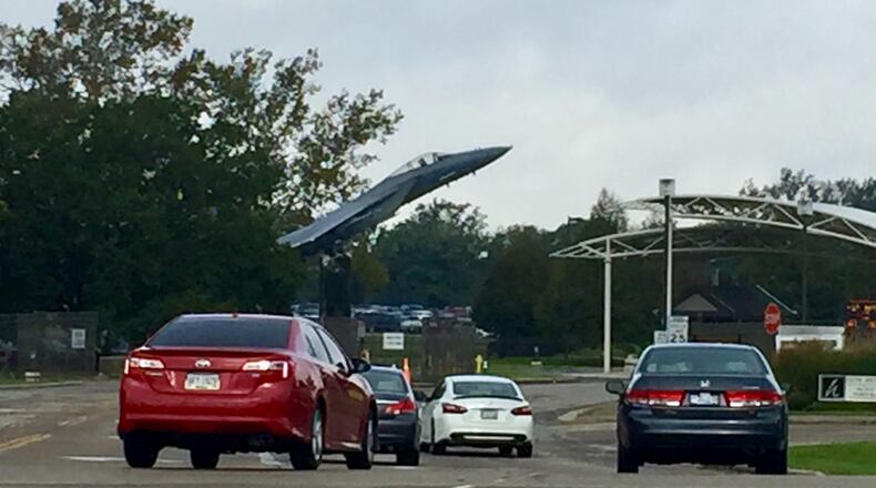 Only personnel with a valid Department of Defense identification card, Wright-Patterson Air Force Base visitor pass or other base-issued pass will be allowed entry to the installation starting April 20. (File photo)