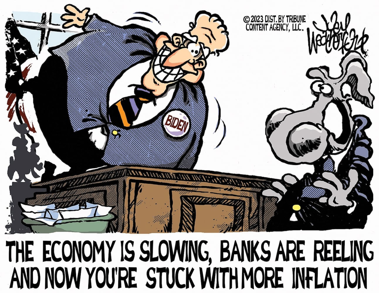 WEEK IN CARTOONS: Trump indictment, school shooting and more