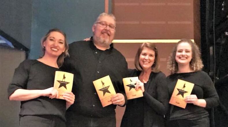 Four American Sign Language (ASL) interpreters called upon last minute to sign at the Schuster Center performance of 'Hamilton' Saturday.