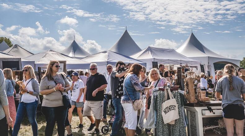 Charm at the Farm is an open-air vintage market located on a 56-acre former horse farm in Lebanon.